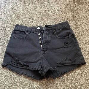 Pacsun Vintage High Rise Denim Shorts Size 26
